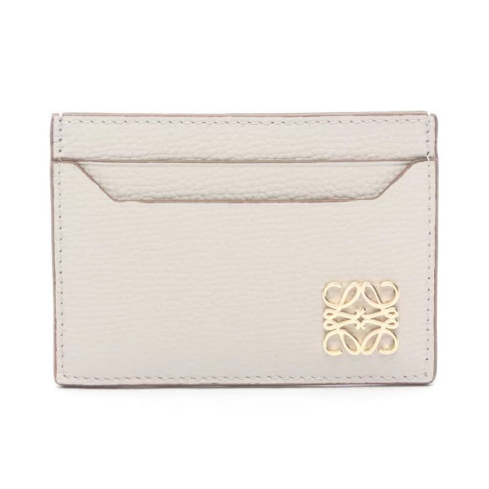 Loewe Anagram Card Case Accessory Leather Beige Cream